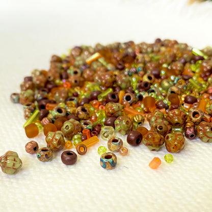 X15gr Mix Petites Perles de Boheme, rocaille, toho #1