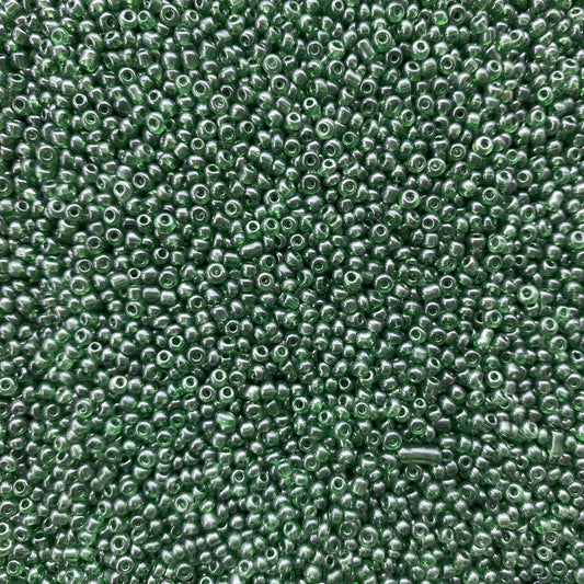 perle de rocaille vert nacré transparent 2mm, fourniture pour la création de bijoux, latelierdeperles.fr, l'atelier des perles, loisirs créatifs