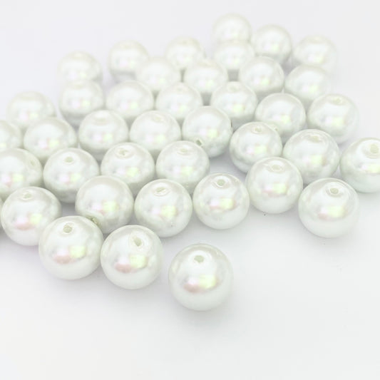 x50 Perles de culture imitation 10mm