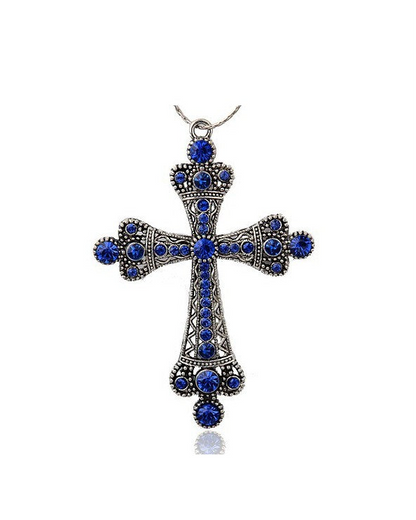 x1 Pendentif Croix antique 10cm