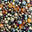 X100pcs Mix 4 à 12mm perles verre facette #3