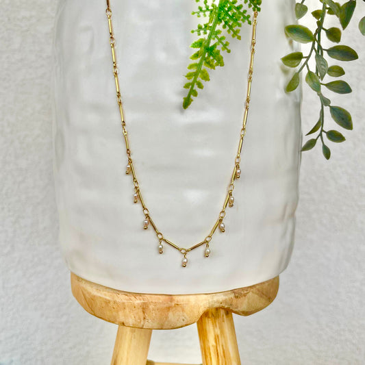 Freshwater pearl necklace