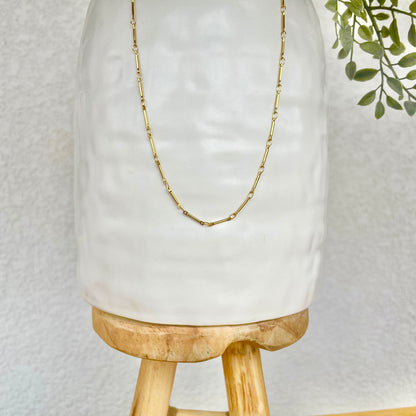 Single bar chain necklace 