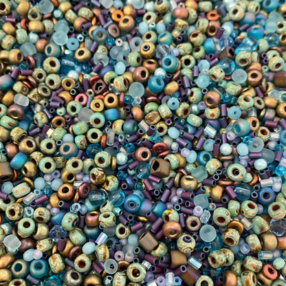 X15gr Mix Petites Perles de Boheme, rocaille, toho #4