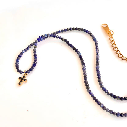 Collier Lapis lazuli - confiance en soi