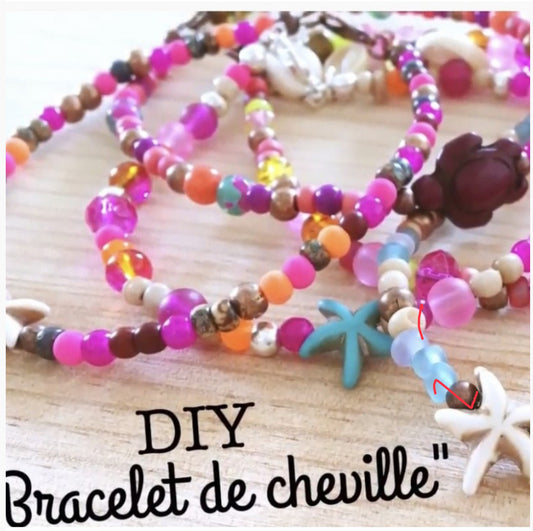 Tuto faire un Bracelet de cheville