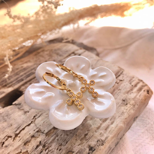 boucles d'oreille dormeuses en verre de murano et de bohème boucles d'oreille dormeuses en verre de murano et de bohème
