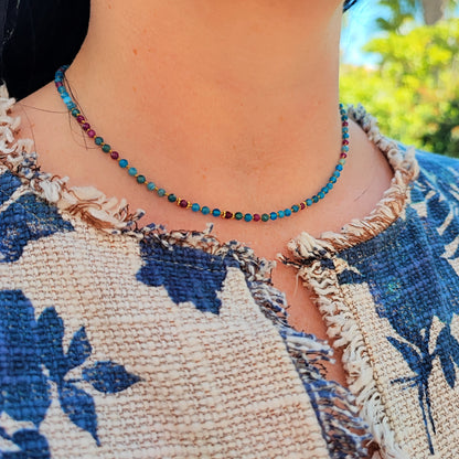 Apatite choker necklace