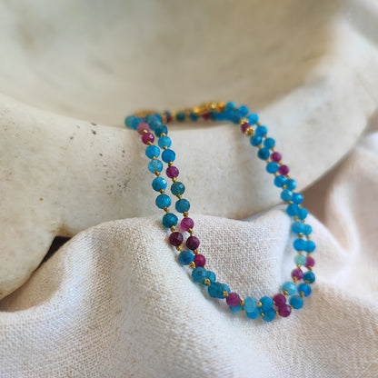 Apatite choker necklace