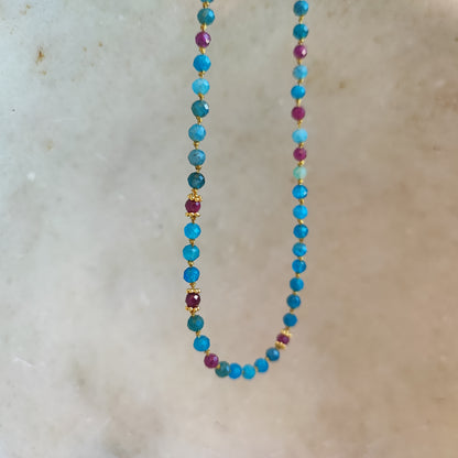 Apatite choker necklace