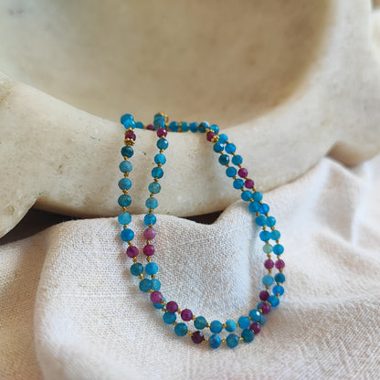 Apatite choker necklace