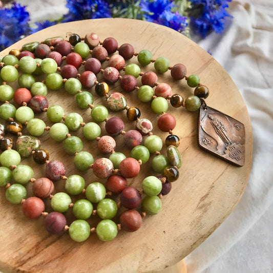Collier Jaspe rouge - Santé, Energie
