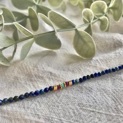 Lapis lazuli bracelet 3mm