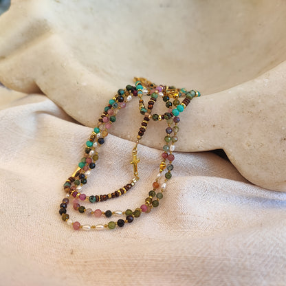 Tourmaline choker necklace