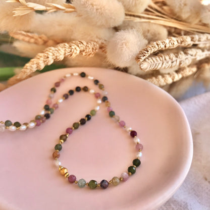 Tourmaline choker necklace