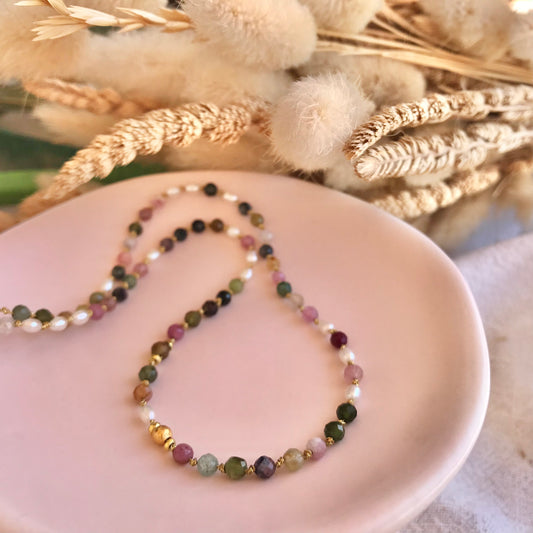 Tourmaline choker necklace