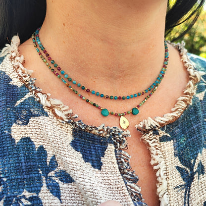 Apatite choker necklace