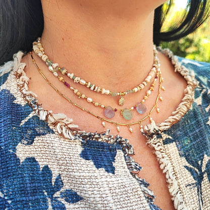 Collier Fluorite - Anti stress, Protection