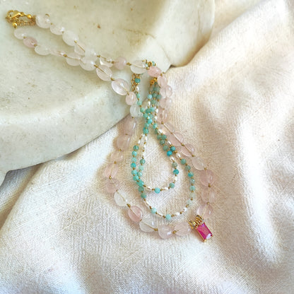 Amazonite choker necklace