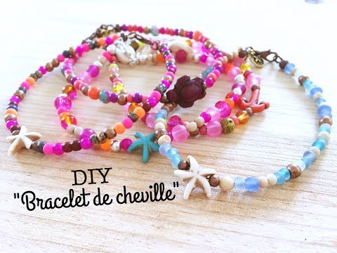 Tuto faire un Bracelet de cheville