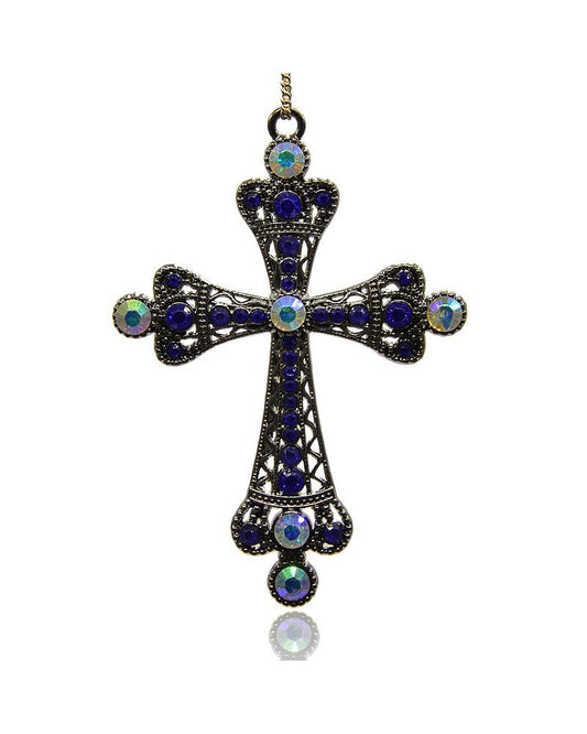 x1 Pendentif Croix antique 10cm