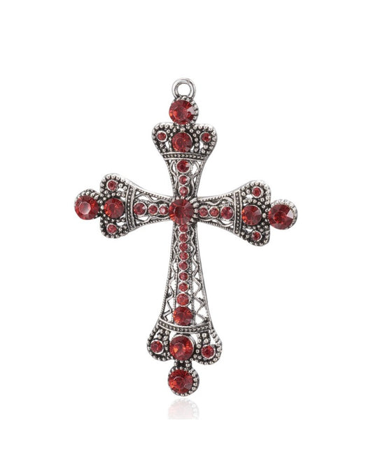 x1 Pendentif Croix antique 10cm