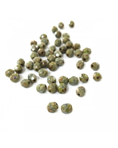 X10perles de boheme picasso 4mm