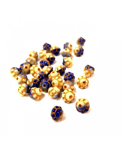 X10 perles de boheme toupies 6mm