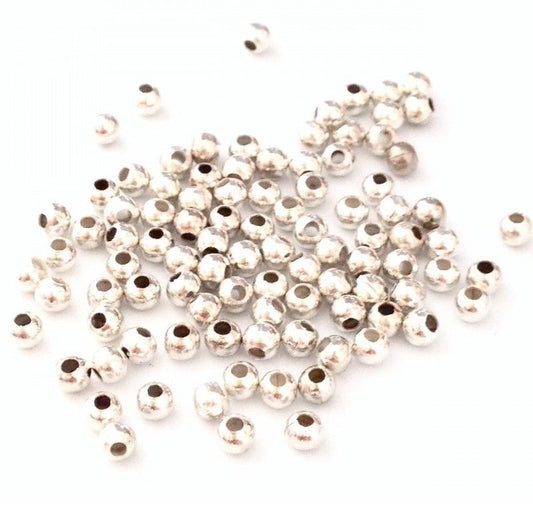 x200 Perles en métal 3,2mm