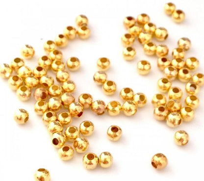 x200 Perles en métal 3,2mm