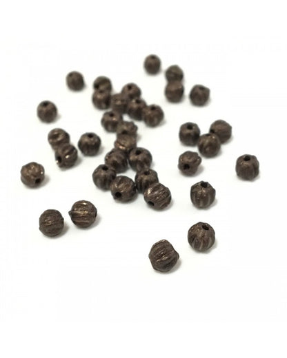 X8 perles de boheme melons 3mm